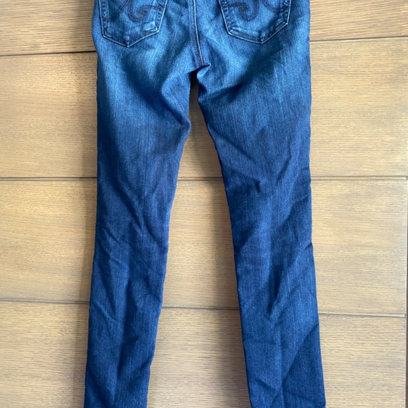 AG The Legging Super Skinny Jeans Distressed Blue Size 25R - Picture 4 of 5
